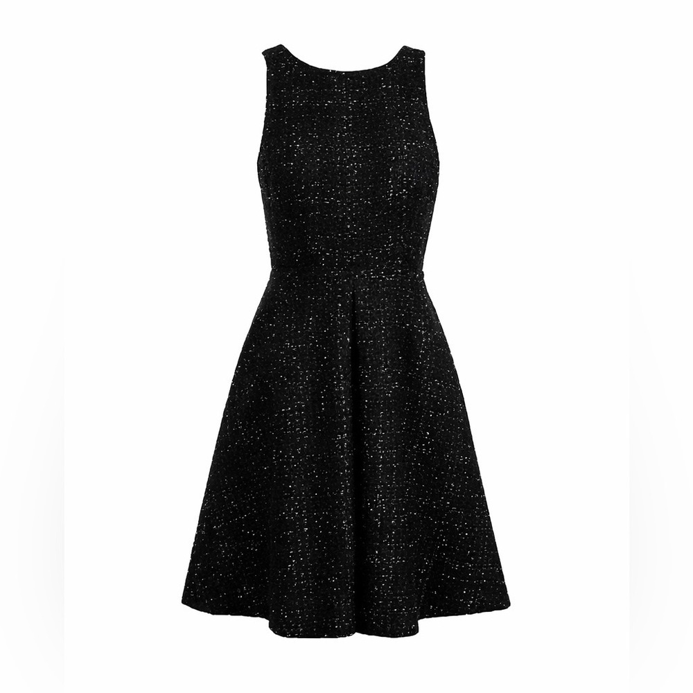 JENNIFER LOPEZ Women’s Black Sleeveless Fit & Flare Cocktail Dress Size 10